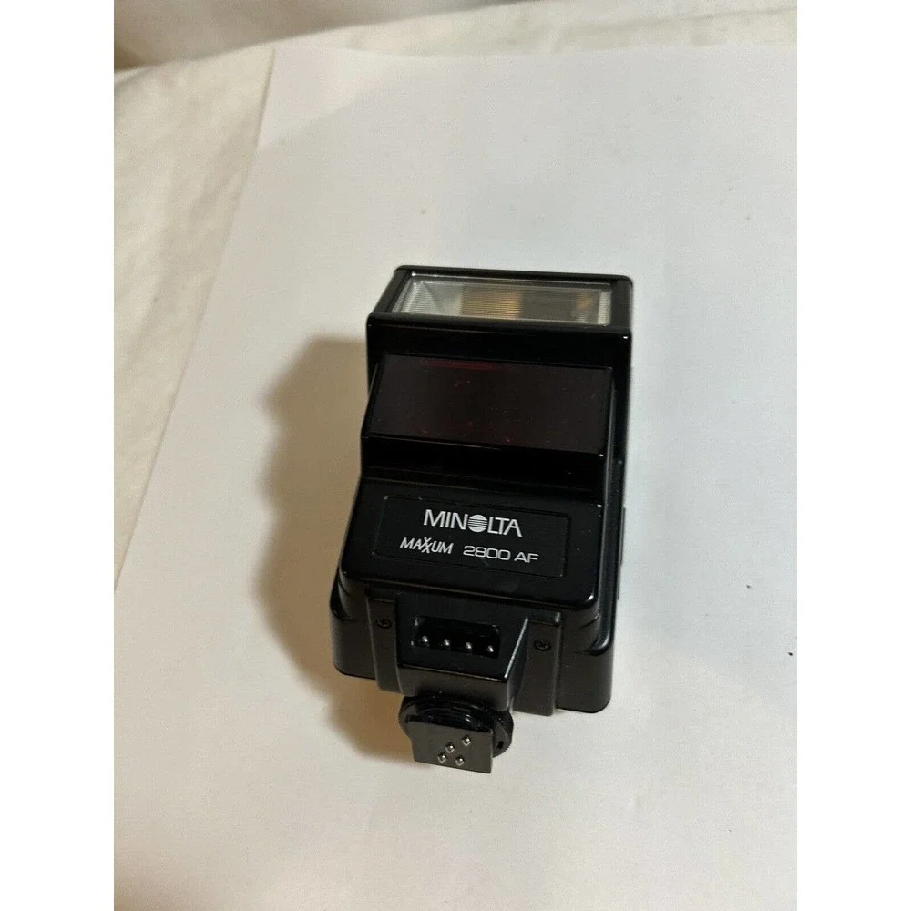 MINOLTA MAXXUM 2800AF SHOE MOUNT FLASH FOR KONICA MINOLTA CAMERA G3-1